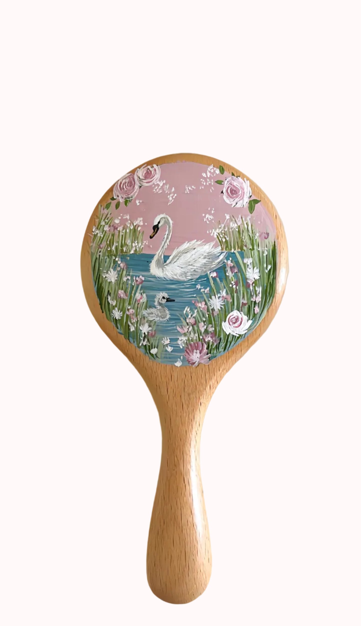 Swan Meadow Reverie Hand Mirror