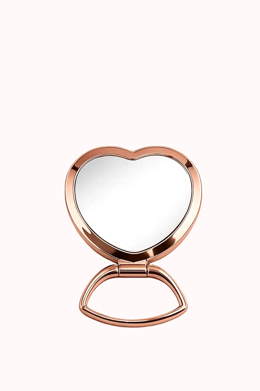 Foldable Heart Table Mirror