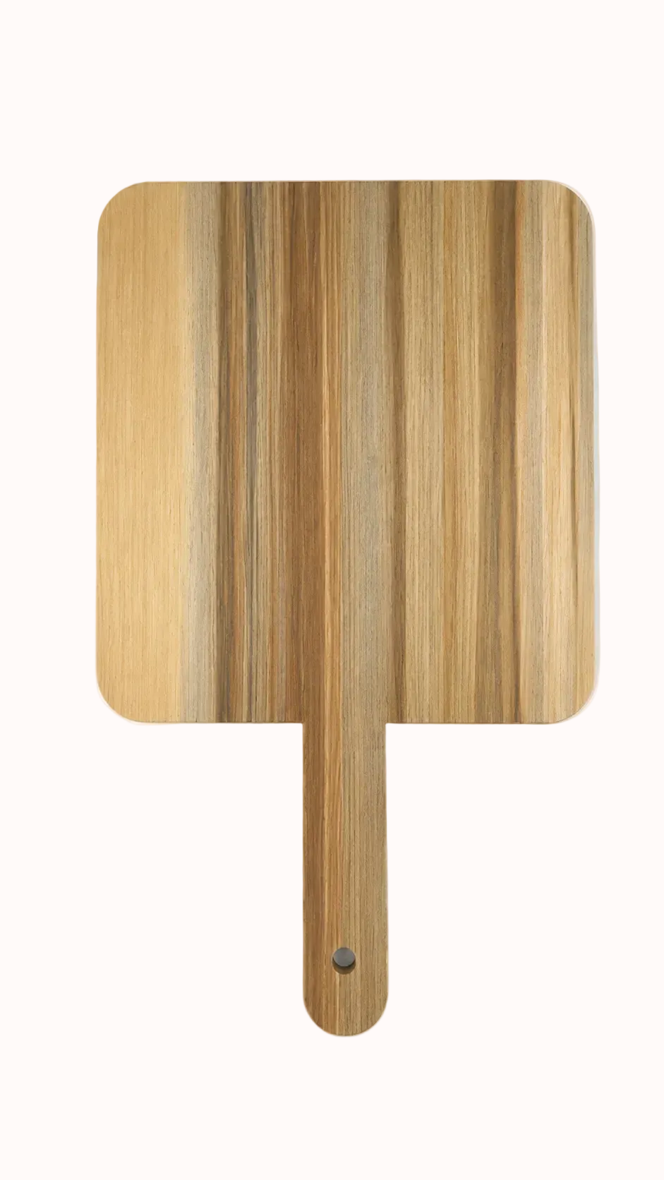 Large Square Wooden Hand Mirror
