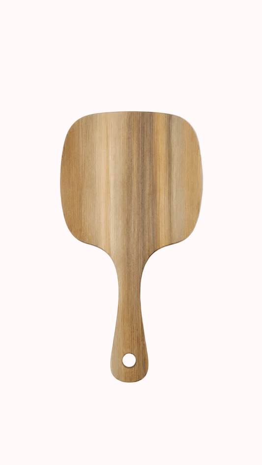 Mini Square Wooden Hand Mirror